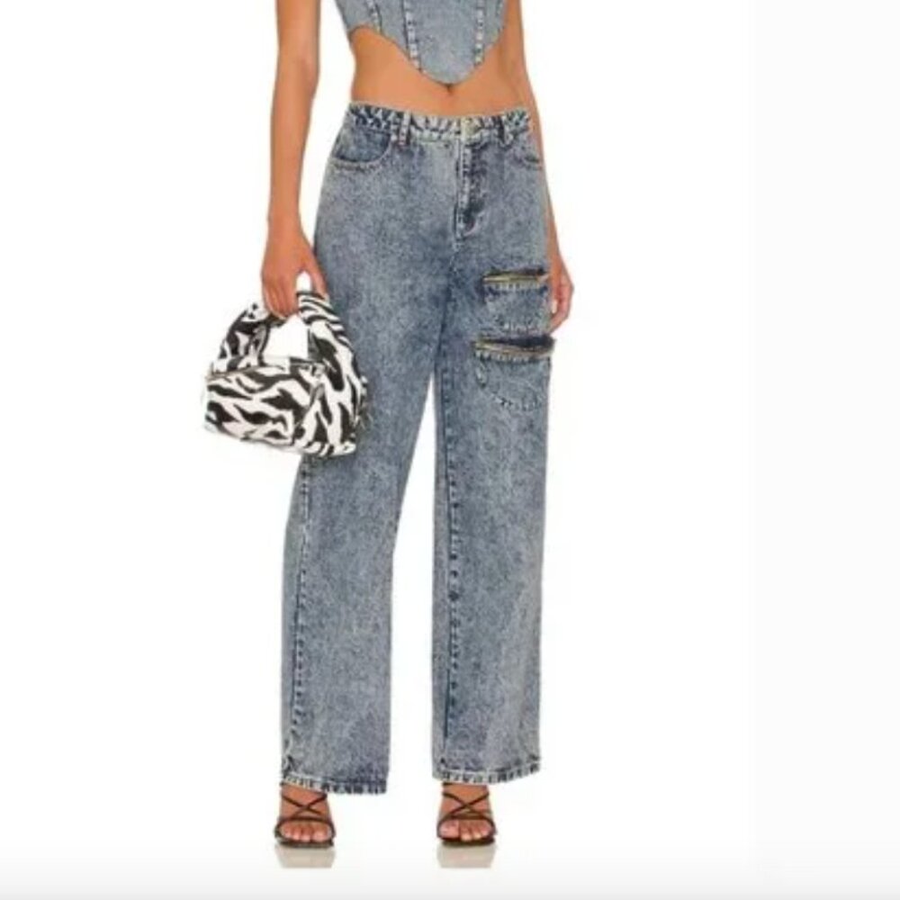 BY DYLN  Carson Jeans Light Blue